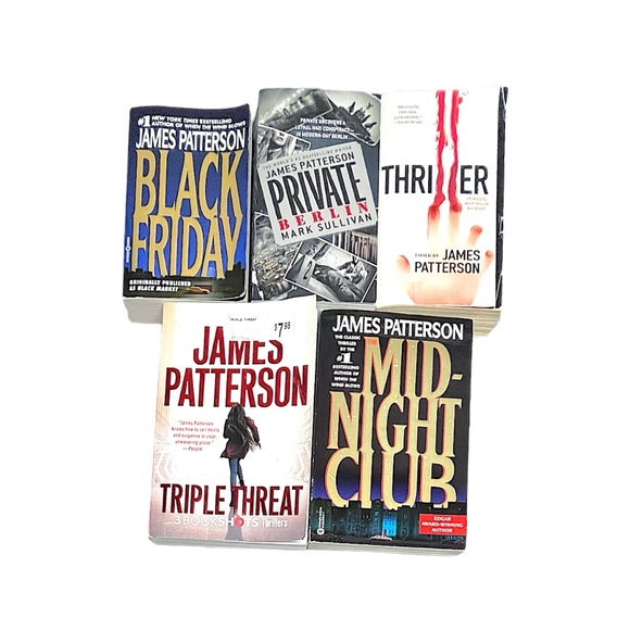 James Patterson - lot of 5 books - Picture 3 of 4